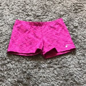Magenta Destira Spandex Shorts
